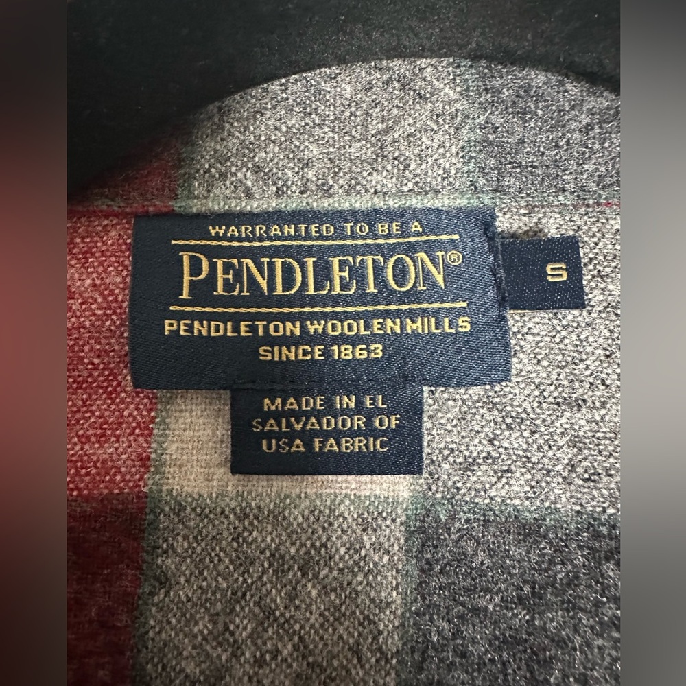 Pendleton Red And Gray Plaid Jacket - image 3